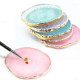 Round palette for mixing paints, gels, gel polishes, and other materials