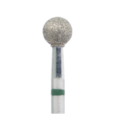 Diamond Nail Drill Bit Ball with Green Grit, Diameter 5.0 mm 