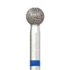  Diamond Nail Drill Bit - Ball Shape with Blue Ring, Diameter 3.5 mm   