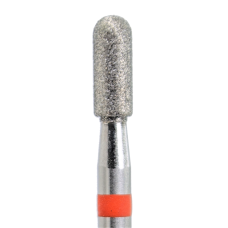 Diamond Cylinder Bit with a Hemispherical Tip, Red Notch  