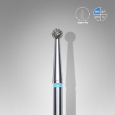 Diamond Nail Bit, "Ball", Blue, Head Diameter 2.5 mm