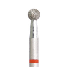 Nail Drill Diamond Ball Bit with Red Ring