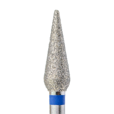 Rounded diamond bur with medium grit size  