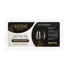 Blossom Professional Soft Gel Tips – Medium Almond