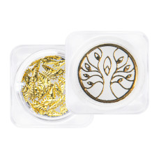 Golden Snail Shells Nail Decorations №77
