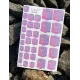 Pedicure nails wraps 098