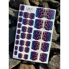 Pedicure nails wraps 044