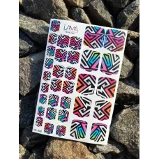 Pedicure nails wraps 048