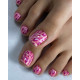 Pedicure nails wraps 115