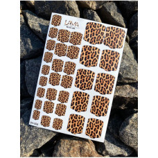 Pedicure nails wraps 006