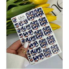Pedicure nails wraps 013