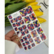 Pedicure nails wraps 121