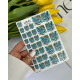 Pedicure nails wraps 144