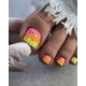 Pedicure nails wraps 140
