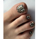 Pedicure nails wraps 163