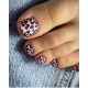 Pedicure nails wraps 167