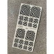 Pedicure nails wraps B-002