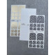 Pedicure nails wraps B-002