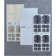 Pedicure nails wraps W-021