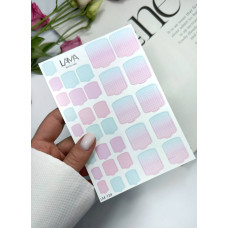 Pedicure nails wraps 124