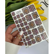 Pedicure nails wraps 136