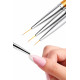 Liner Brush Set for Nail Art 7 / 10 / 13 mm