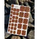 Pedicure nails wraps 005
