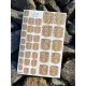 Pedicure nails wraps 007