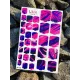 Pedicure nails wraps 045