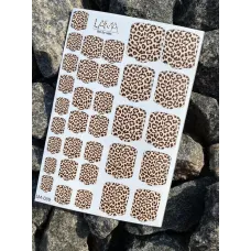 Pedicure nails wraps 039