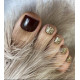 Pedicure nails wraps 039