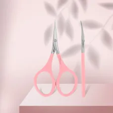 STALEKS BEAUTY and CARE 11 TYPE 1 Pink Cuticle Scissors